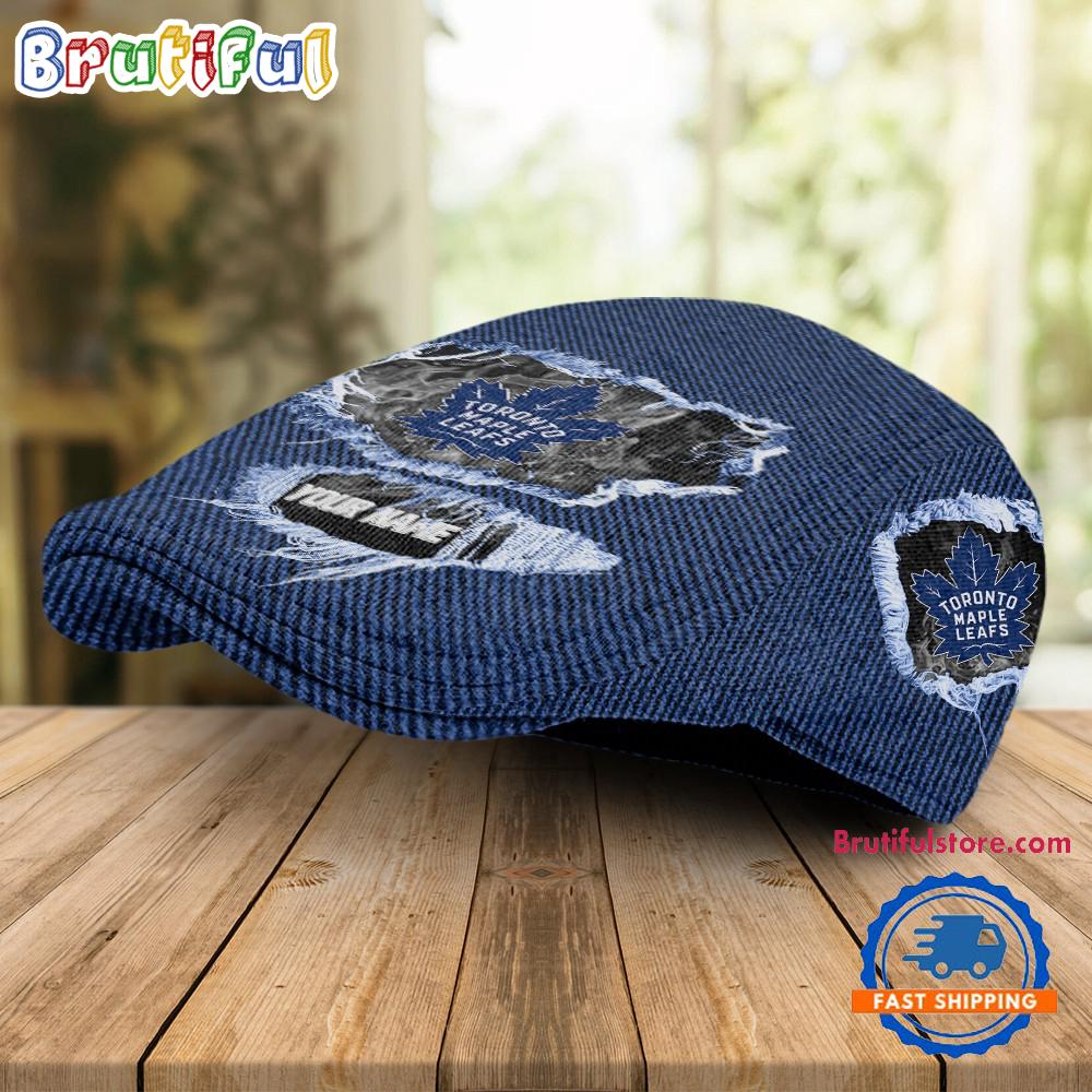 NHL Toronto Maple Leafs Hockey Logo Team Design Jeff Cap