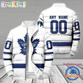 NHL Toronto Maple Leafs Hockey Team Personalized Away New Puffer Jacket