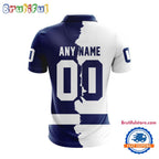 NHL Toronto Maple Leafs Personalize Home Mix Away Kits Polo Shirts