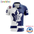 NHL Toronto Maple Leafs Personalize Home Mix Away Kits Polo Shirts