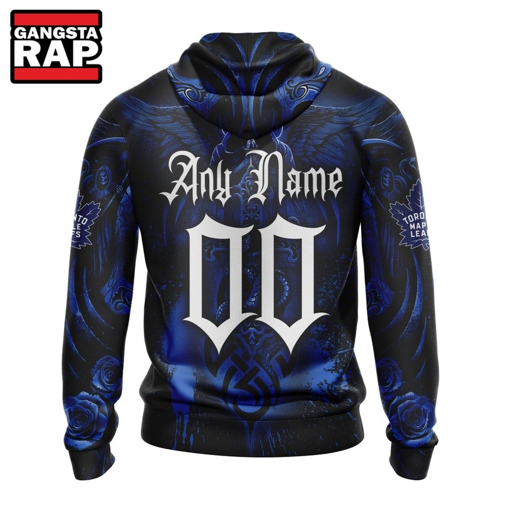 NHL Toronto Maple Leafs Special Design Halloween With Skull Art Hoodie, T Shirt