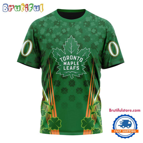 NHL Toronto Maple Leafs Special St. Patrick’s Day All Over Print Shirts