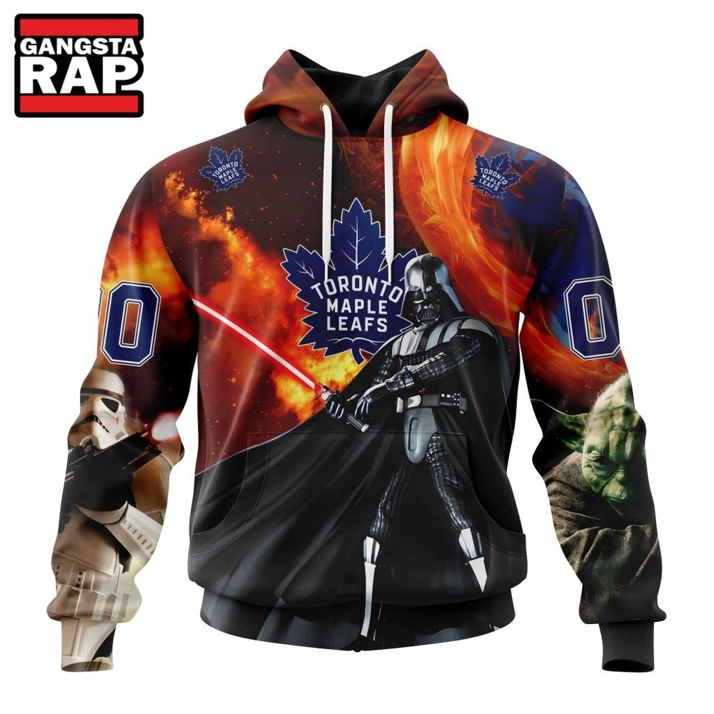 NHL Toronto Maple Leafs x Star War Specialized Design Hoodie, T Shirt