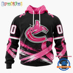 NHL Vancouver Canucks 2026 Hockey Pink Fights Breast Cancer Design Hoodie, TShirt, Sweatshirt