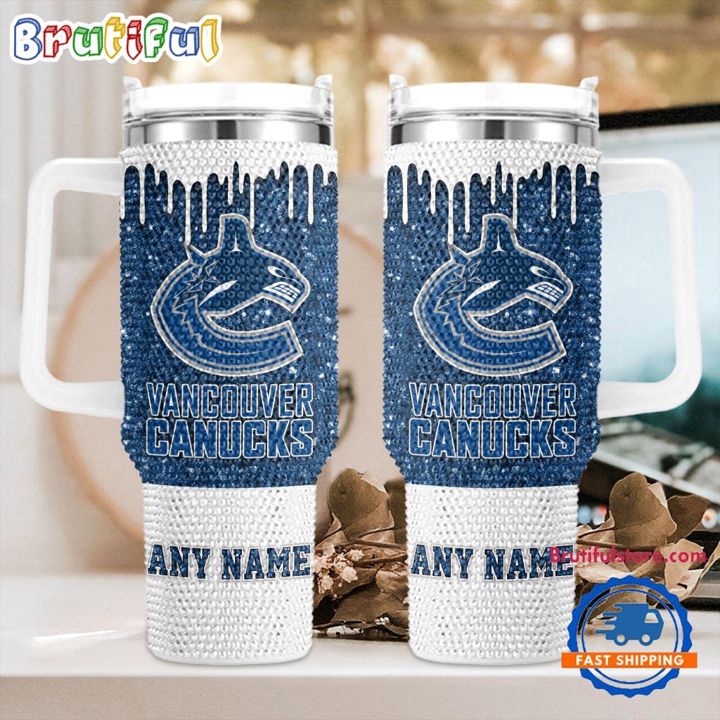NHL Vancouver Canucks Personalized Stanley Diamond Tumbler 40oz