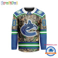 NHL Vancouver Canucks Special Realtree Camo Hunting Hockey Jersey