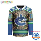 NHL Vancouver Canucks Special Realtree Camo Hunting Hockey Jersey
