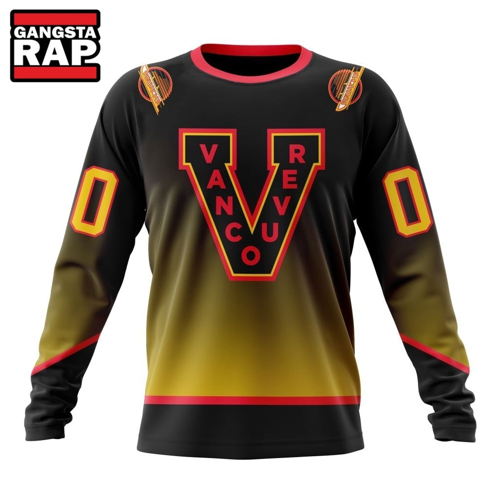 NHL Vancouver Canucks Special Retro Gradient Design Hoodie, T Shirt