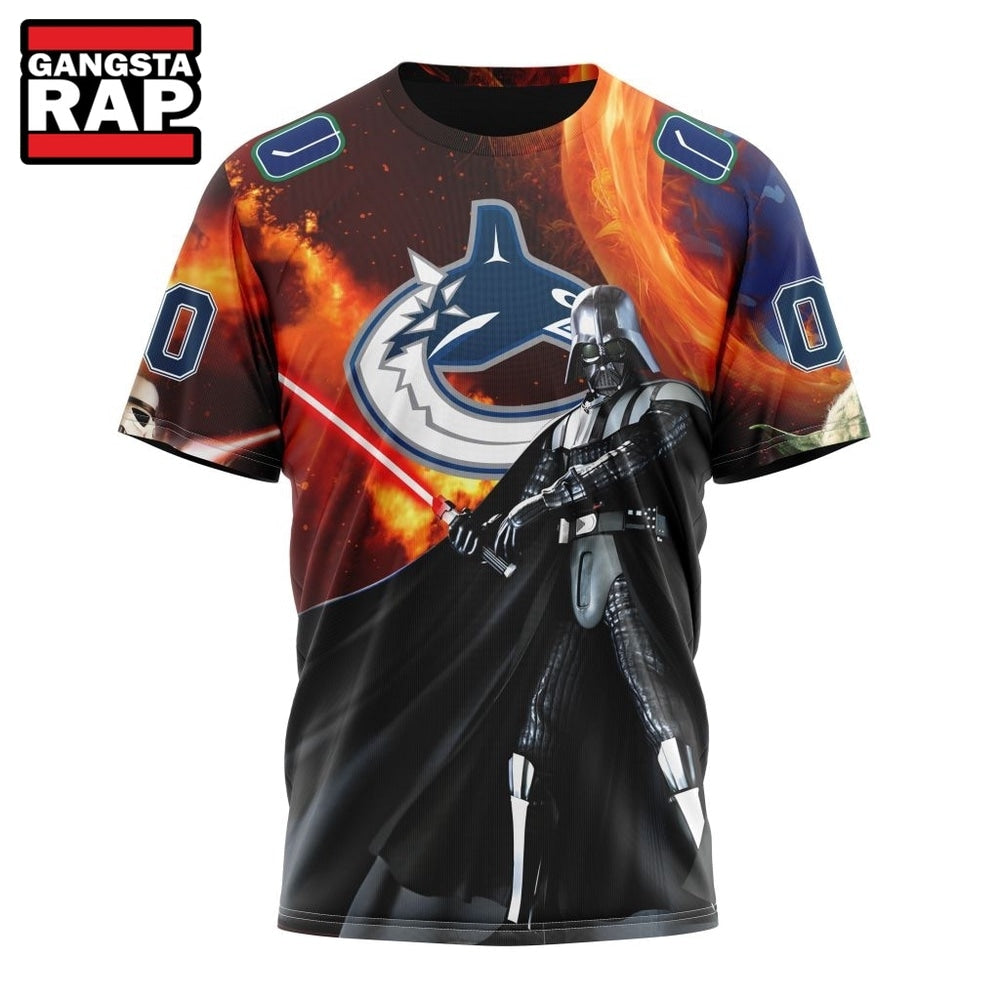 NHL Vancouver Canucks x Star War Specialized Design Hoodie, T Shirt