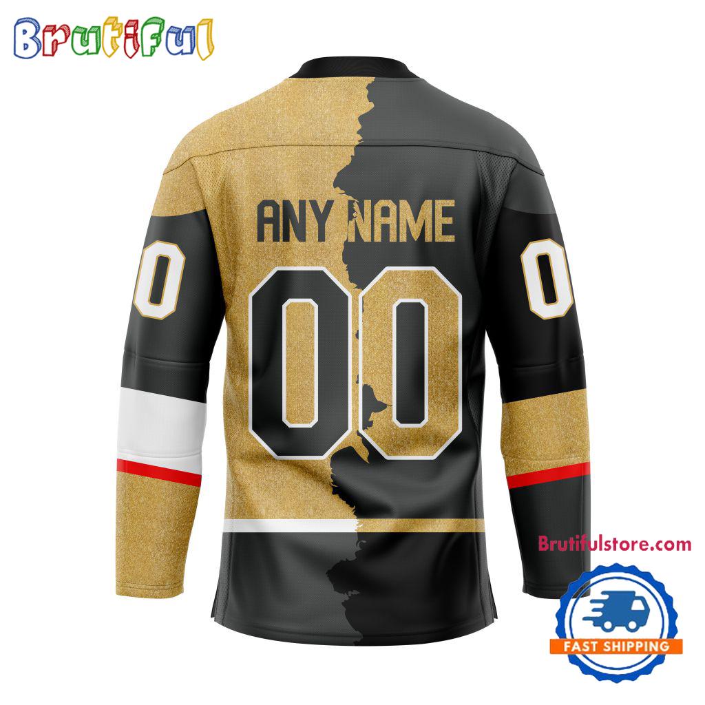 NHL Vegas Golden Knights Home Mix Away New Design Hockey Jersey