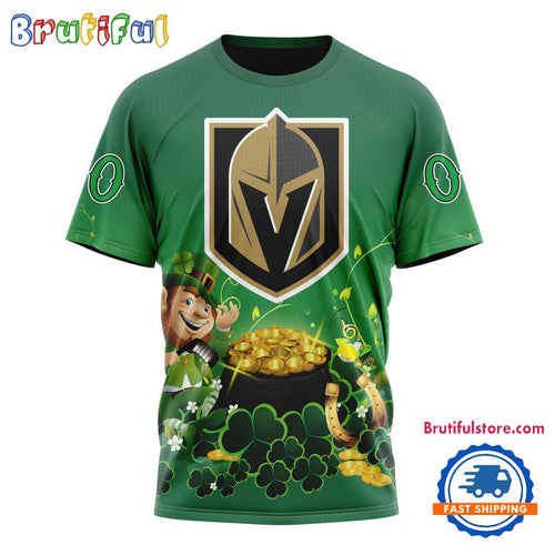 NHL Vegas Golden Knights Personalize St. Patrick’s Day Hockey Team T Shirt, Hoodie, Sweatshirt