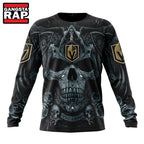NHL Vegas Golden Knights Special Design Halloween With Skull Art Hoodie, T Shirt