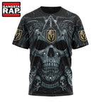 NHL Vegas Golden Knights Special Design Halloween With Skull Art Hoodie, T Shirt