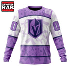 NHL Vegas Golden Knights Special Lavender Fight Cancer Hoodie, T Shirt