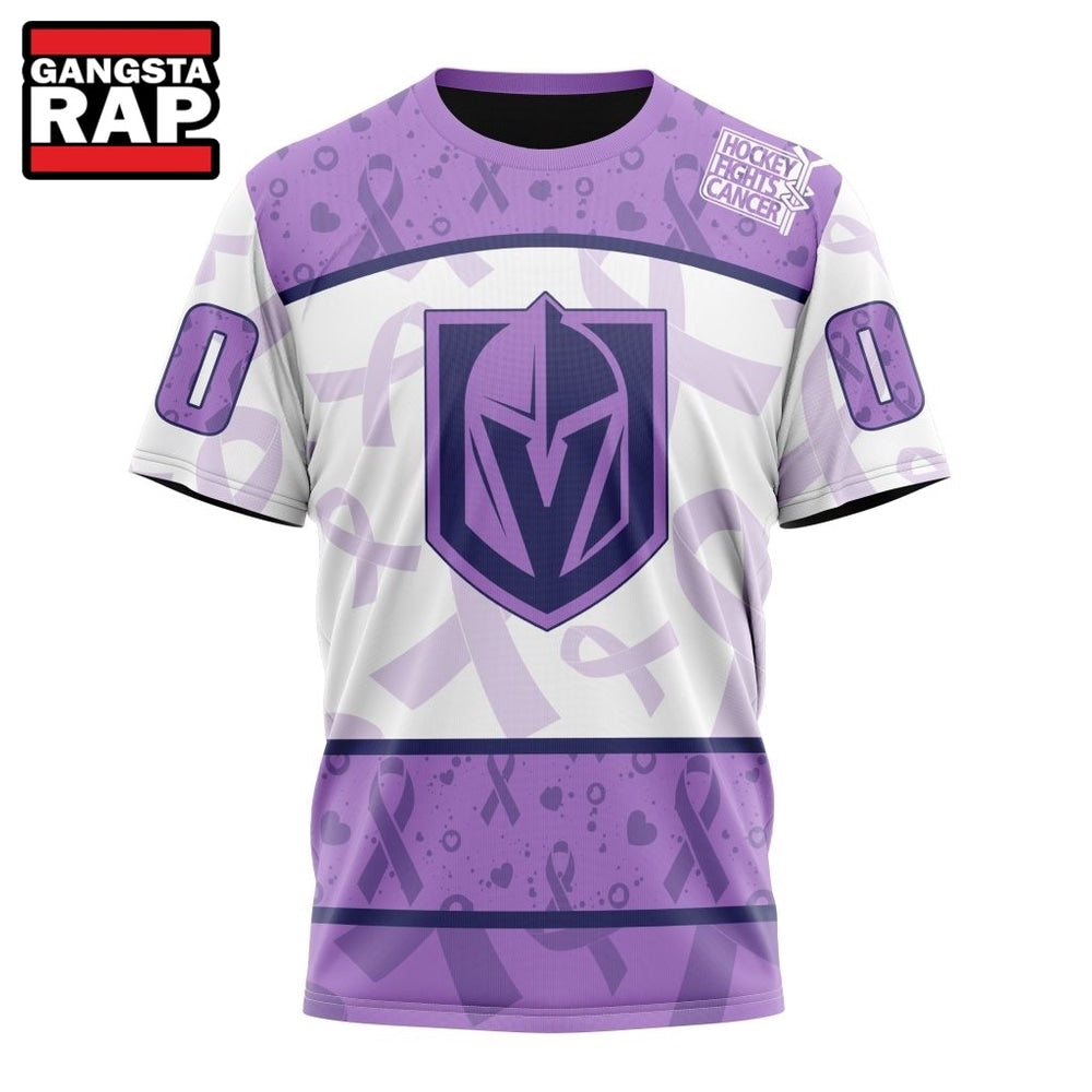 NHL Vegas Golden Knights Special Lavender Fight Cancer Hoodie, T Shirt