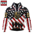 NHL Vegas Golden Knights Specialized Kits For Honor USS Military Hoodie, Hoodie T-Shirt