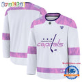 NHL Washington Capitals 2024 Hockey Fights Cancer Practice Jersey Shirt