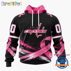 NHL Washington Capitals 2026 Hockey Pink Fights Breast Cancer Design Hoodie, TShirt, Sweatshirt