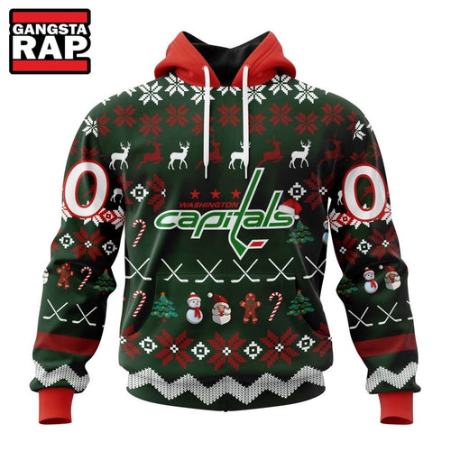 NHL Washington Capitals Hockey Christmas Is Coming 2026 Hoodie, Hoodie T-Shirt