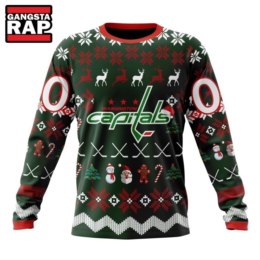 NHL Washington Capitals Hockey Christmas Is Coming 2026 Hoodie, Hoodie T-Shirt