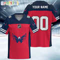 NHL Washington Capitals Hockey Team Personalized Football Jersey