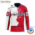 NHL Washington Capitals Home Mix Away New Design Hockey Jersey