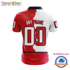 NHL Washington Capitals Personalize Home Mix Away Kits Polo Shirts
