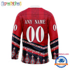 NHL Washington Capitals Personalized Native American Hockey Jersey