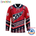 NHL Washington Capitals Personalized Native American Hockey Jersey
