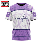 NHL Washington Capitals Special Lavender Fight Cancer Hoodie, T Shirt