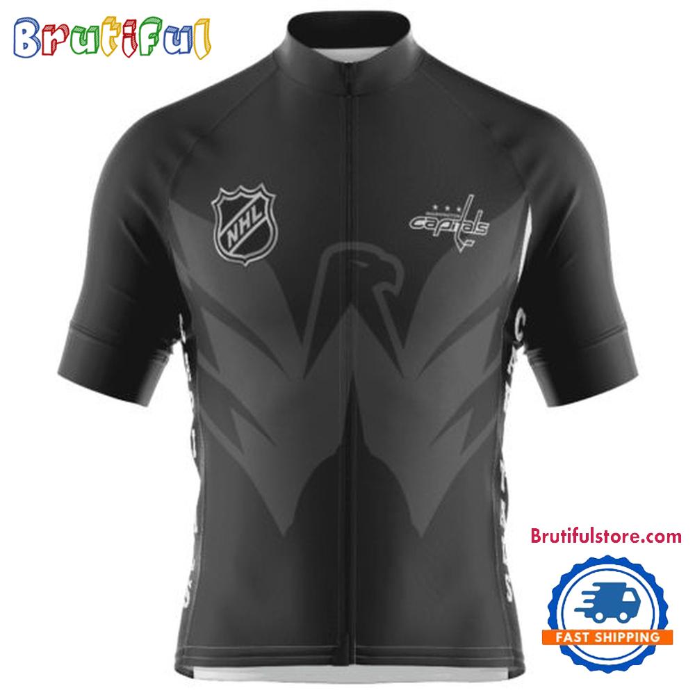 NHL Washington Capitals Special Mono Cycling Jersey, Hockey Team Design Jersey