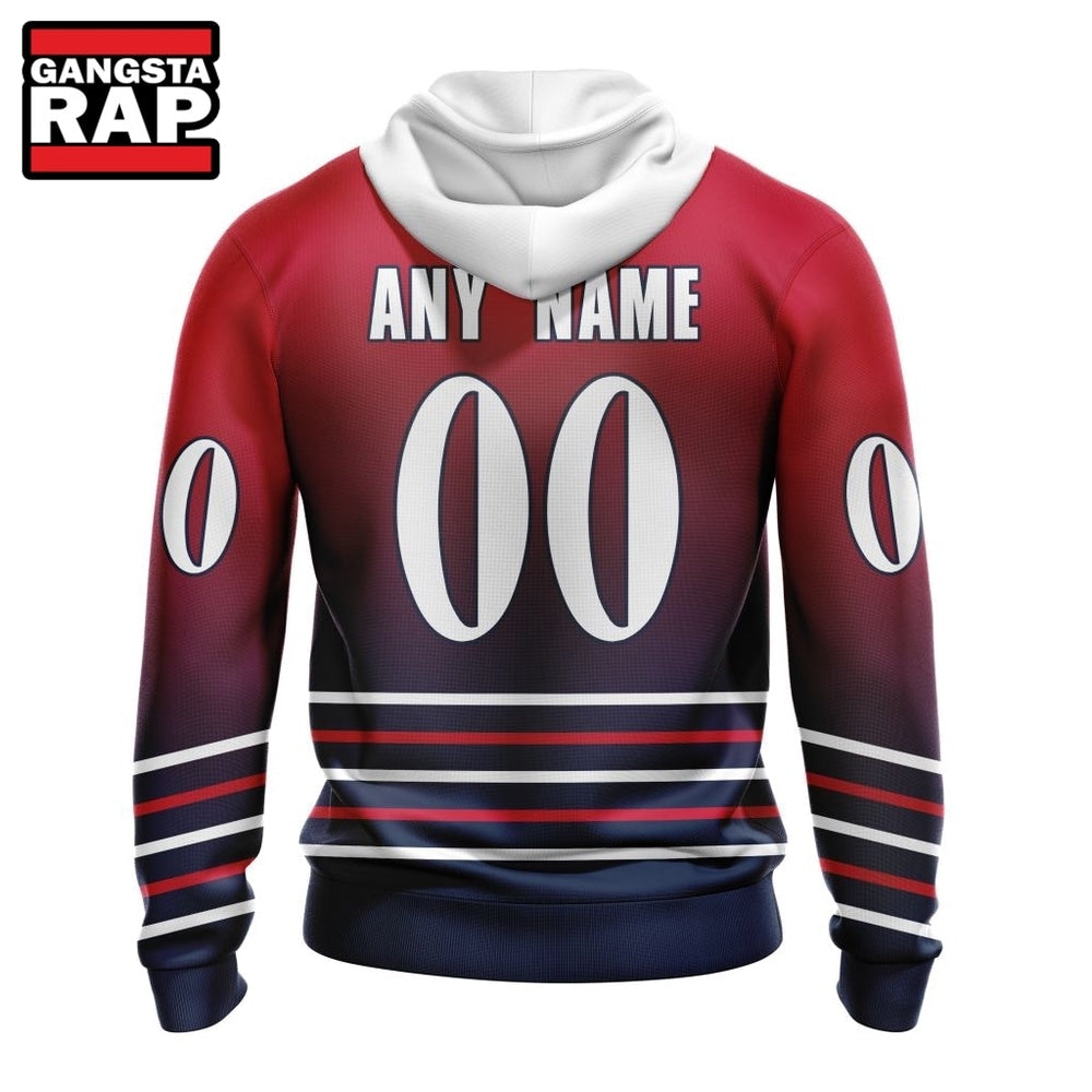NHL Washington Capitals Special Retro Gradient Design Hoodie, T Shirt