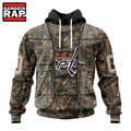 NHL Washington Capitals Specialized Unisex Vest Kits With Realtree Camo Hoodie, T Shirt