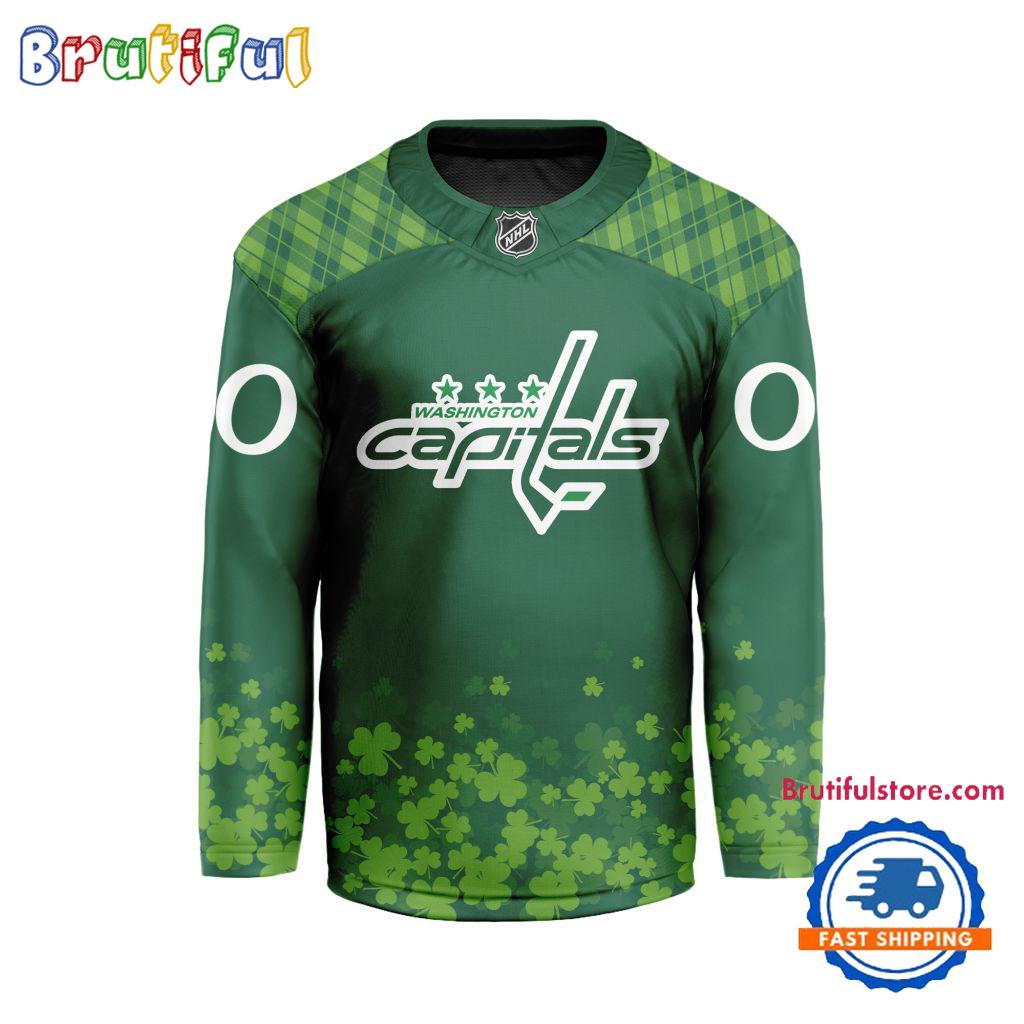 NHL Washington Capitals St.Patrick’s Day New Design Hockey Jersey