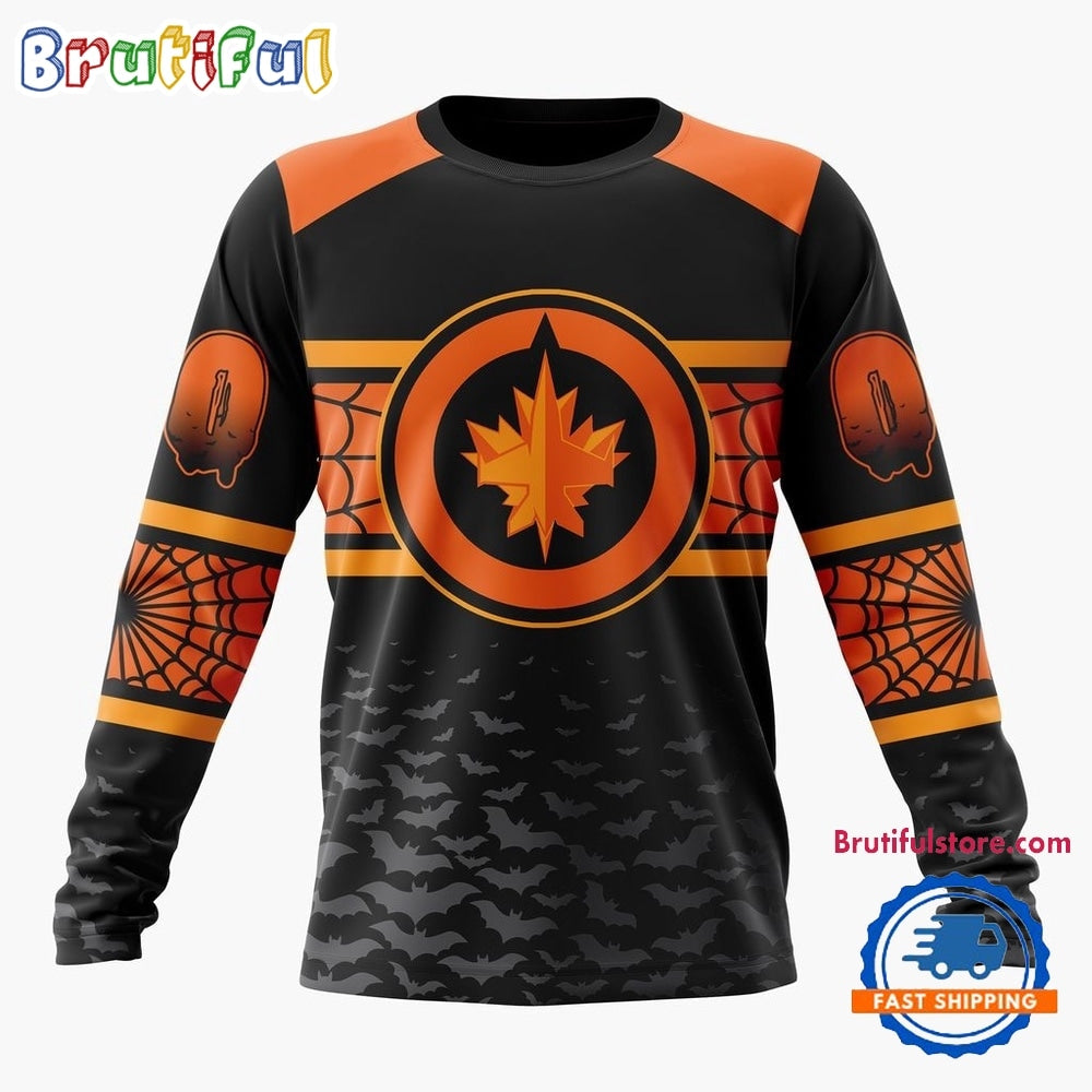 NHL Winnipeg Jets Halloween Design Personalized Hoodie, T Shirt, Sweatshirt