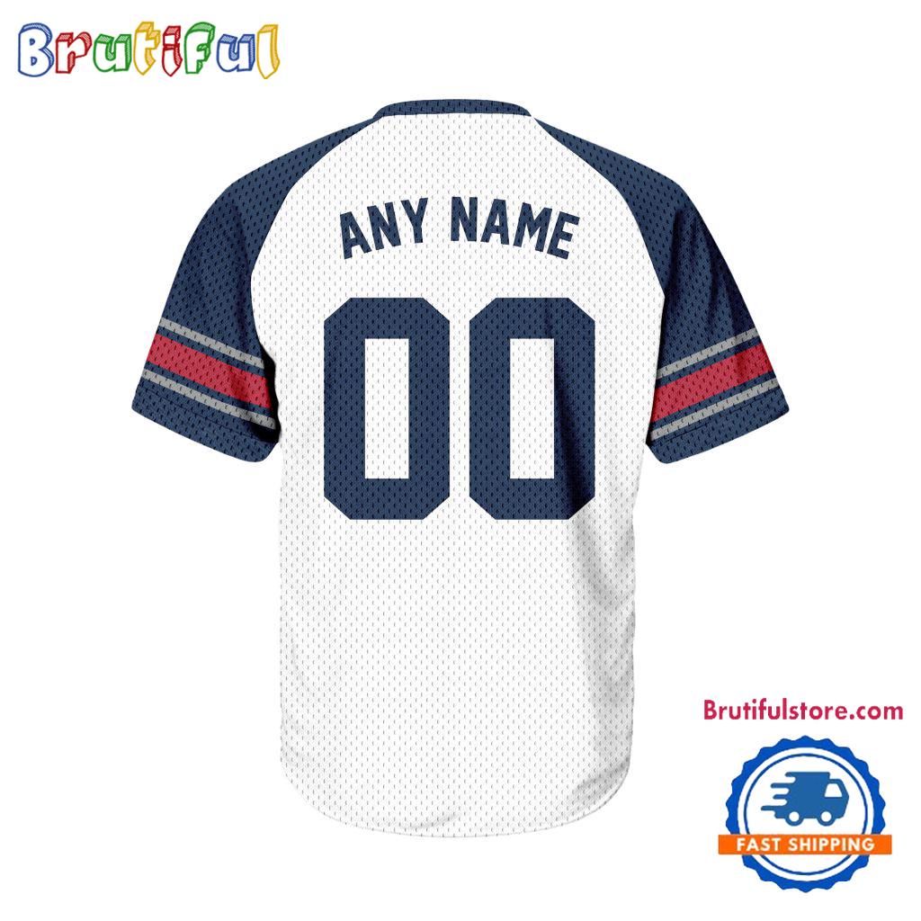 NHL Winnipeg Jets Hockey Team Design V-neck Mesh Short Sleeve Jersey