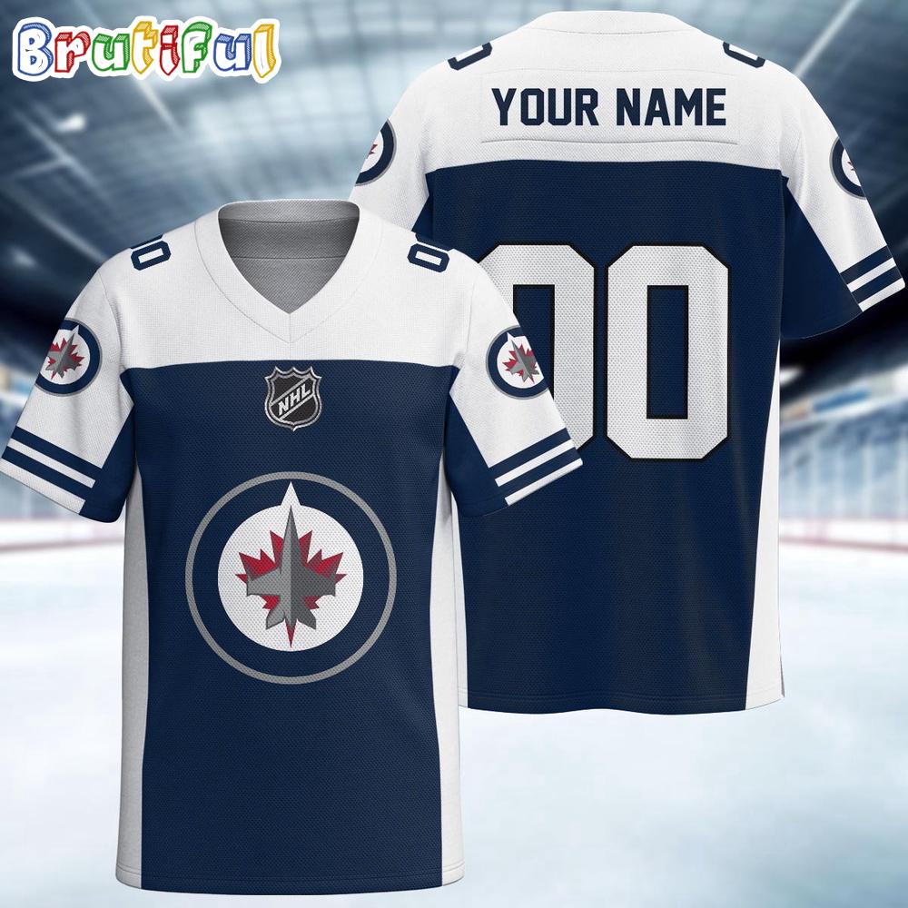 NHL Winnipeg Jets Hockey Team Personalized Football Jersey