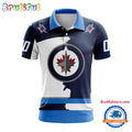 NHL Winnipeg Jets Personalize Home Mix Away Kits Polo Shirts