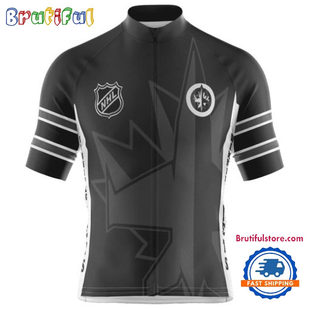 NHL Winnipeg Jets Special Mono Cycling Jersey, Hockey Team Design Jersey