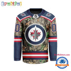 NHL Winnipeg Jets Special Realtree Camo Hunting Hockey Jersey