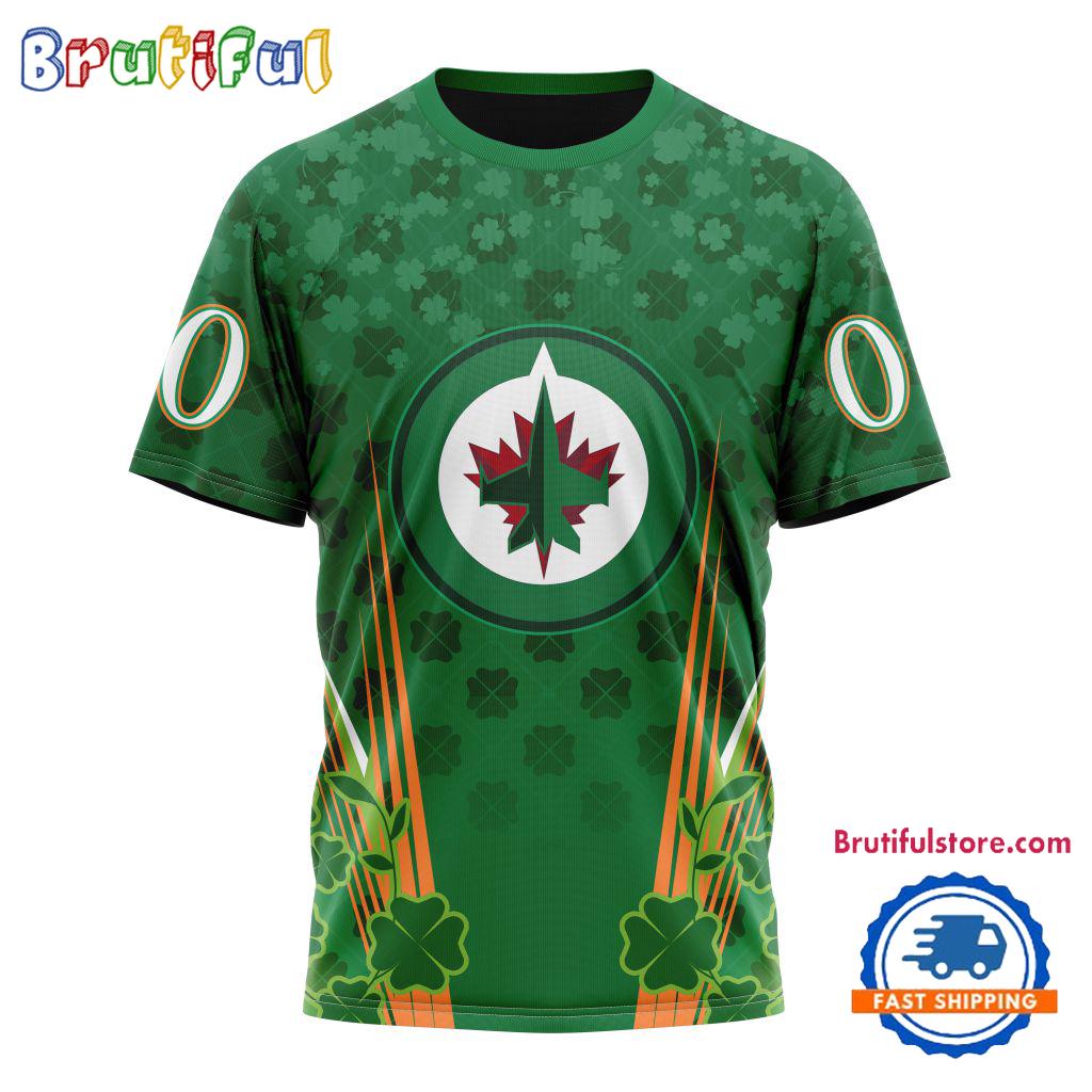 NHL Winnipeg Jets Special St. Patrick’s Day All Over Print Shirts