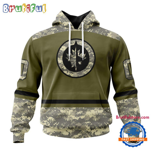 NHL Winnipeg Jets Special Veterans Military Appreciation Hoodie, TShirt, Sweatshirt
