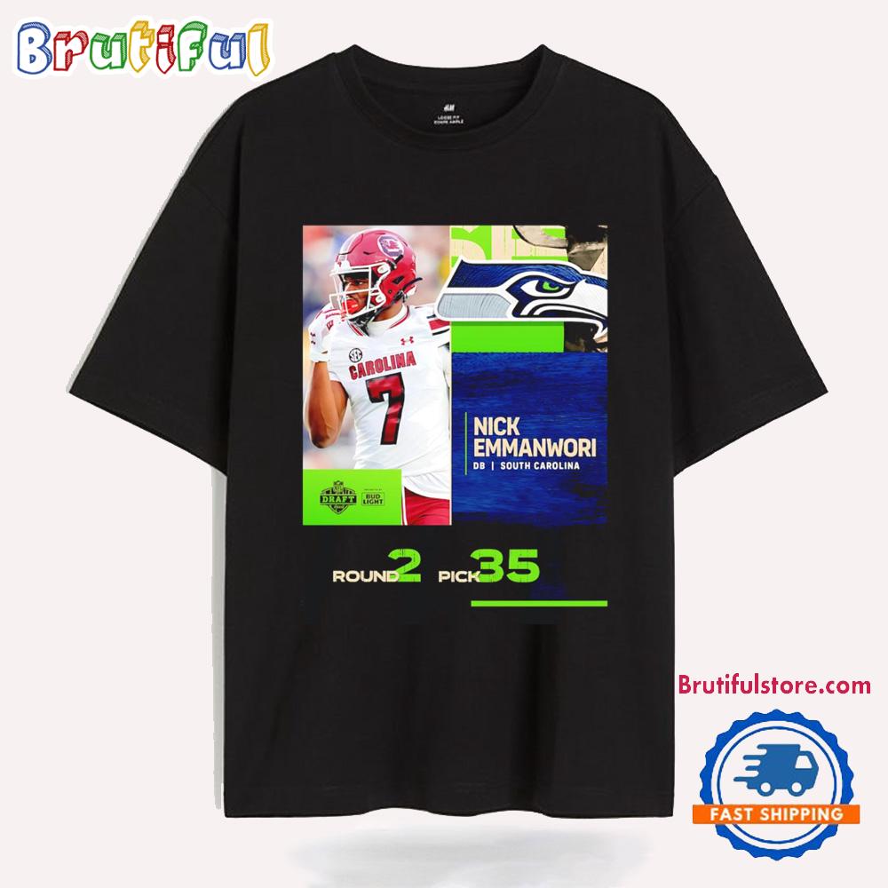 Nick Emmanwori Seahawks Football 2025 Nfl Draft Poster T Shirt