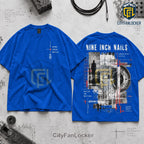 Nine Inch Nails Industrial Rock Black Mineral Wash Shirt