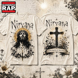 Nirvana Peace Begins at the Cross Jesus 3D Shirt