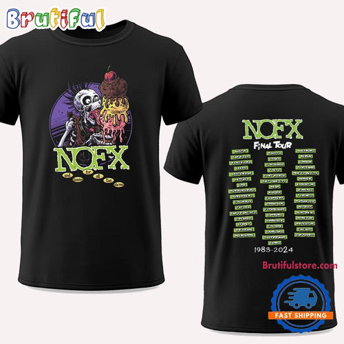 Nofx Big Cream Final Tour 2024 Limited T Shirt