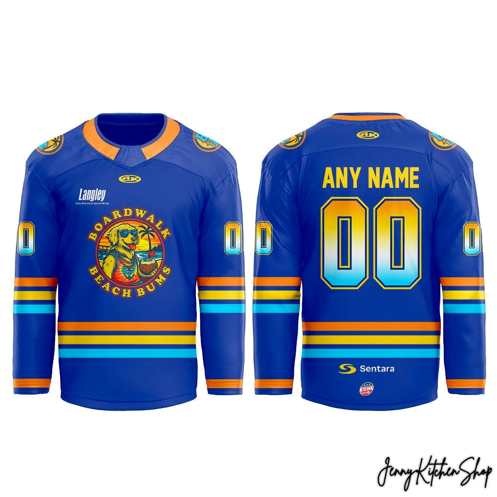 Norfolk Admirals Beach Bums Night 2026 Hockey Jersey