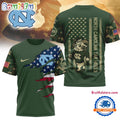 North Carolina Tar Heels 2025 NCAA Veteran Limited 3D Shirt