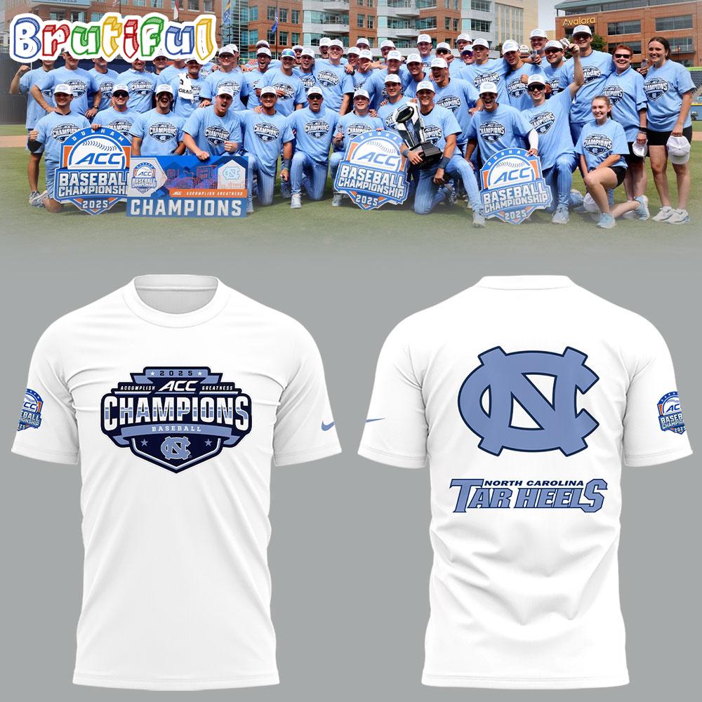 North Carolina Tar Heels Baseball 2025 ACC Baseball Champions Limited Hoodie T-Shirt