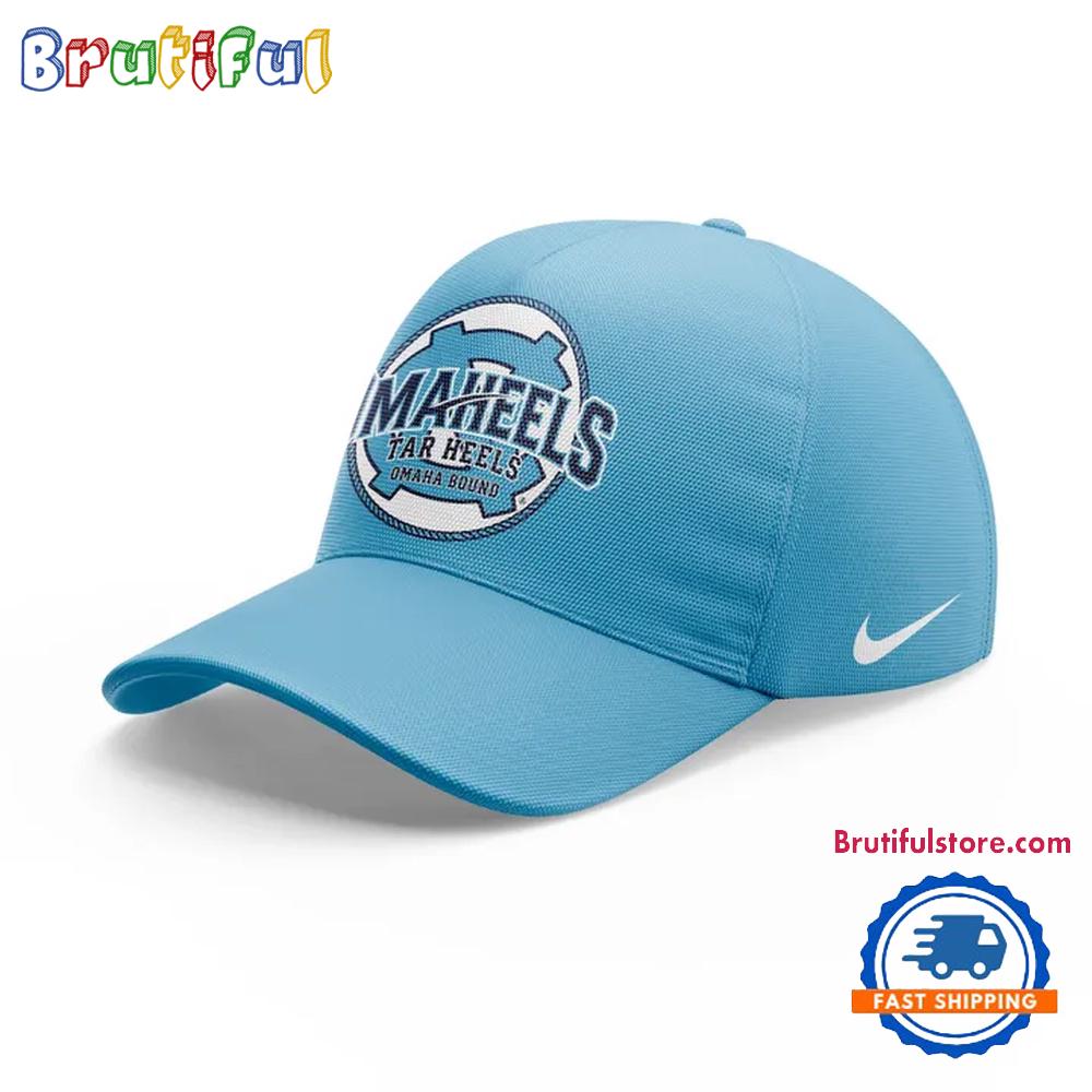 North Carolina Tar Heels Baseball Cardiac Carolina Welcome To Omaha Mascot Blue Cap